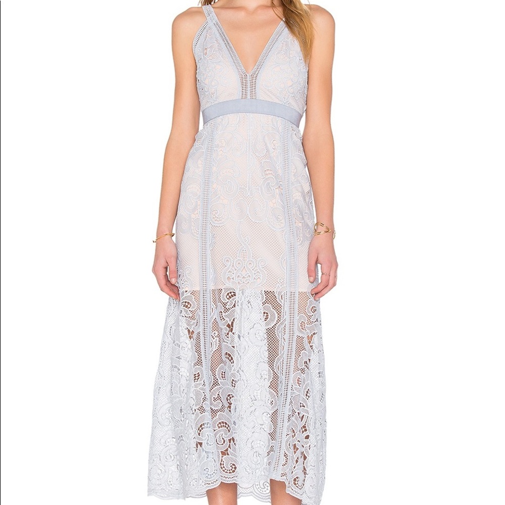 Alice McCall Wanderlust Blue Lace Dress, 4